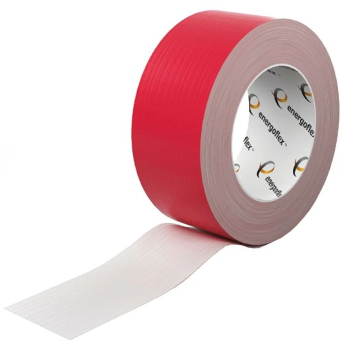 Лента армированная 48мм х 25м самоклеящаяся красная Energoflex Energopro в Ростове-на-Дону