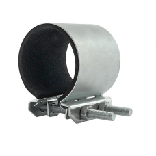 Хомут ремонтный односторонний трубный стальной оцинкованный Сансфера 43х32х70 мм