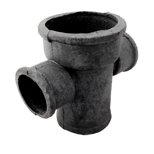 Крестовина чугунная канализационная прямая Ду 100-100-100 90гр б/н одноплоскостная ГОСТ 6942-98 в Ростове-на-Дону