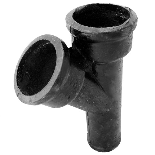 Тройник чугунный канализационный косой Ду 100-50 45гр б/н ГОСТ 6942-98 в Ростове-на-Дону