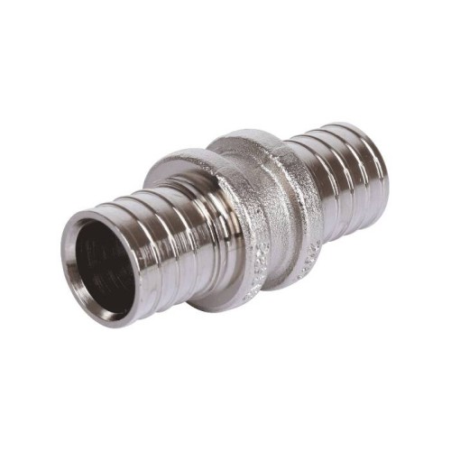 Муфта латунная для PE-X труб Дн 20 оцинкованная RAUTHERM S Rehau в Ростове-на-Дону