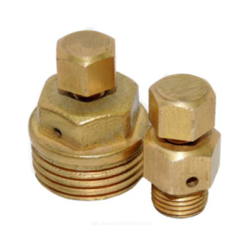 Воздухоотводчик ручной латунный Ду-15 (1/2") Ру-10 НР (НАР) угловой Цветлит ВО-1,0 в Ростове-на-Дону