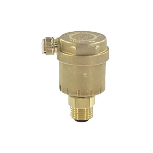 Воздухоотводчик автоматический латунный Ду-10 (3/8") Ру-14 НР (НАР) прямой с запорным клапаном Giacomini R88I в Ростове-на-Дону