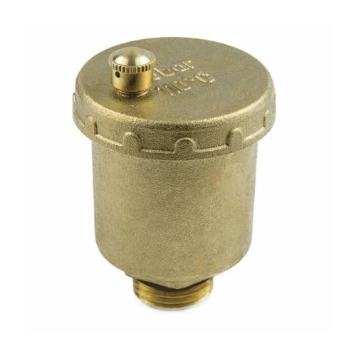 Воздухоотводчик автоматический латунный Ду-15 (1/2") Ру-10 НР (НАР) с запорным клапаном Aquasfera 5001 в Ростове-на-Дону