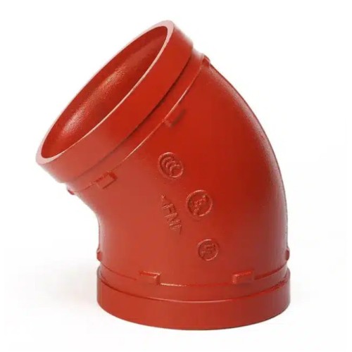 Отвод (колено) 45 градусов под муфту грувлок Ду-65 (Дн 76) Ру-25 XGQT04 в Ростове-на-Дону