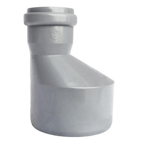 Переход канализационный PP-M эксцентрический белый Дн 110-50 бесшумный б/нап в/к RTP (РосТурПласт) в Ростове-на-Дону