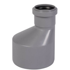 Переход канализационный PP-H на чугун Дн 110-124 серый б/нап с манжетой RTP (РосТурПласт)