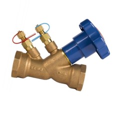 Клапан балансировочный бронзовый ручной с внутренней резьбой 2,5 МПа VIR9505 АДЛ 25 мм