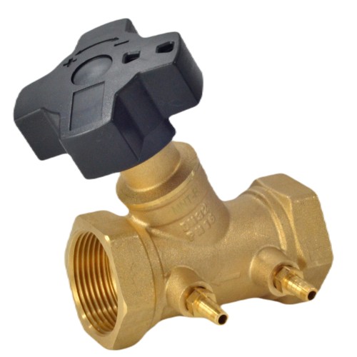 Клапан балансировочный латунный ручной с внутренней резьбой 1,6 МПа MNT-R Ридан 25 мм в Ростове-на-Дону