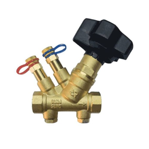 Клапан балансировочный латунный ручной с внутренней резьбой 1,6 МПа MVT-R Ридан 25 мм в Ростове-на-Дону