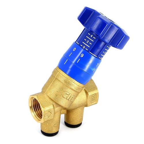 Клапан балансировочный латунный ручной с внутренней резьбой 2,5 МПа CIM 787OT Cimberio 20 мм в Ростове-на-Дону