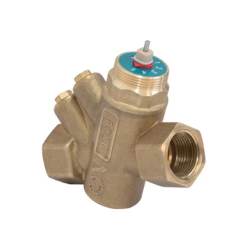 Клапан балансировочный латунный комбинированный с внутренней резьбой 2,5 МПа R206AM Giacomini 32 мм в Ростове-на-Дону