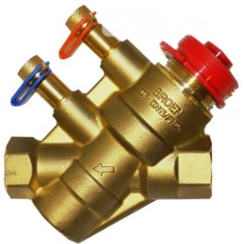 Клапан балансировочный латунный автоматический с внутренней резьбой 2,5 МПа Ballorex Dynamic Broen 20 мм в Ростове-на-Дону