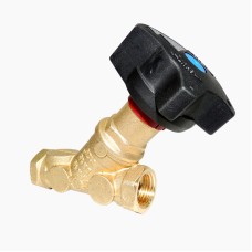 Клапан балансировочный латунный ручной с внутренней резьбой 1,6 МПа STAD.BY-3 Цветлит 15 мм