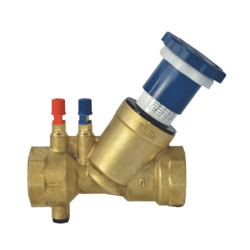 Клапан балансировочный латунный ручной с внутренней резьбой 2,5 МПа OR 25 мм в Ростове-на-Дону