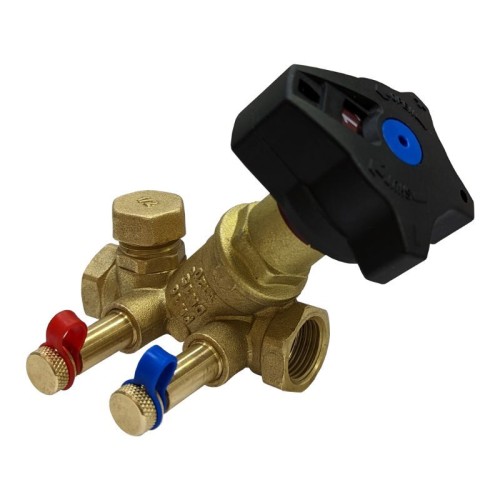 Клапан балансировочный латунный ручной с внутренней резьбой 1,6 МПа STAD.BY-1 Цветлит 25 мм в Ростове-на-Дону