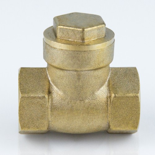 Клапан обратный латунный подъемный с внутренней резьбой 1,6 МПа 16б1бк Цветлит 20 мм 1/2" в Ростове-на-Дону