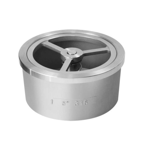 Клапан обратный нержавеющий осевой пружинный межфланцевый 4,0 МПа NVD-812R Ридан 25 мм в Ростове-на-Дону