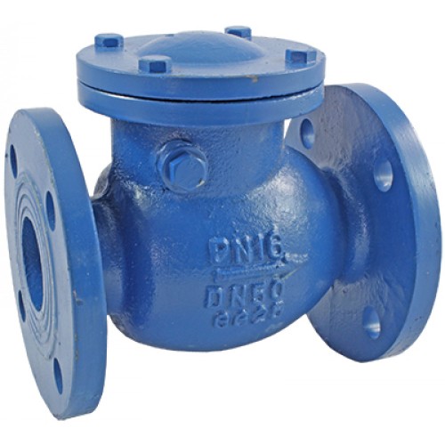 Клапан обратный чугунный Y-тип фланцевый 1,6 МПа RD30 АДЛ 80х260 мм в Ростове-на-Дону