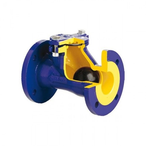 Клапан обратный чугунный Y-тип фланцевый NBR 1,6 МПа D-022 ABRA 40х180 мм в Ростове-на-Дону