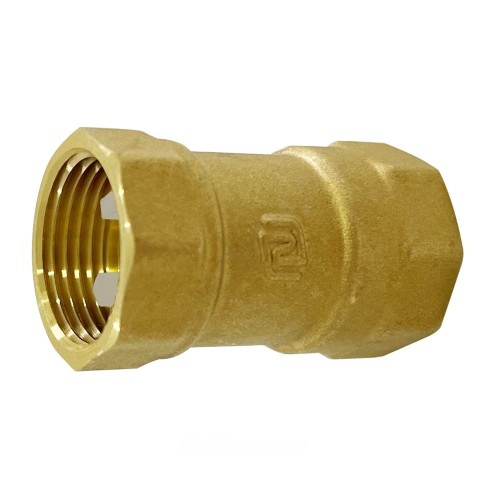 Клапан обратный латунный осевой пружинный с внутренней резьбой EPDM Эко 25 мм 1" в Ростове-на-Дону