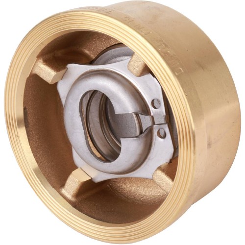 Клапан обратный латунный осевой пружинный межфланцевый 1,6 МПа CA7441 Tecofi 50х40 мм в Ростове-на-Дону