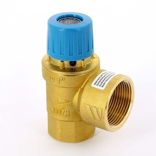 Клапан предохранительный латунный пружинный с внутренней резьбой Prescor B Flamco 25 мм 1 1/4" в Ростове-на-Дону