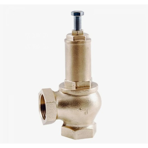 Клапан предохранительный латунный угловой с внутренней-наружной пайкой 1,6 МПа Benarmo 15х30,5 мм 3/4" в Ростове-на-Дону