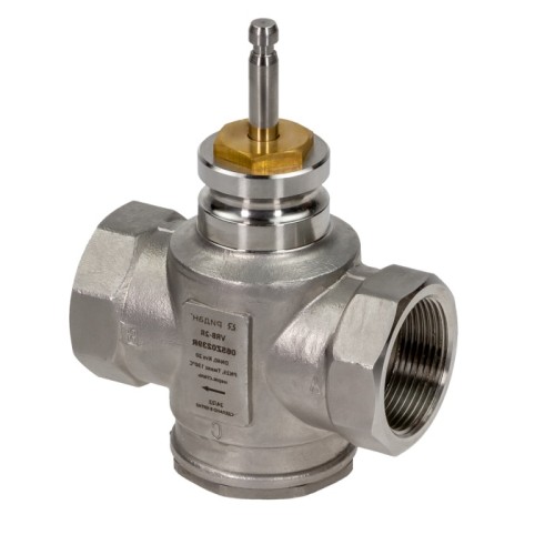 Клапан регулирующий нержавеющий трехходовой с внутренней резьбой 2,5 МПа VRB-3R Ридан 50 мм 2" в Ростове-на-Дону