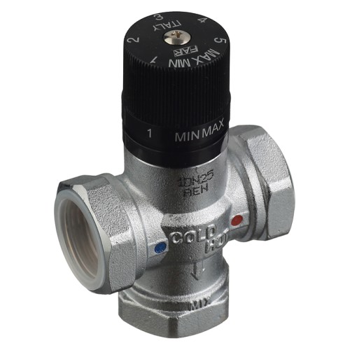 Клапан смесительный латунный термостатический с внутренней резьбой 1,0 МПа TermoFar FAR 15 мм 1/2" в Ростове-на-Дону