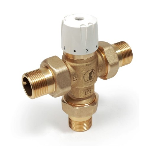 Клапан смесительный латунный термостатический седельный с наружной резьбой 1,0 МПа Giacomini 20х119 мм в Ростове-на-Дону