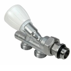 Клапан термостатический осевой угловой Ду-15 (1/2"-16) Ру-10 НР (НАР) с преднастройкой R440N Giacomini