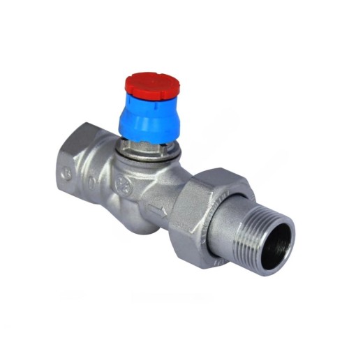 Клапан термостатический прямой Ду-15 (1/2") Ру-10 ВР-НР (ВН-НАР) с преднастройкой TR.722 MVI в Ростове-на-Дону