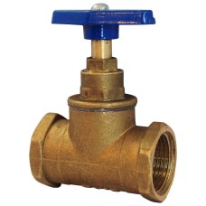 Клапан запорный латунный с внутренней резьбой 1,6 МПа 15б3р Цветлит 50х101 мм ТУ 206-3973235-01-93