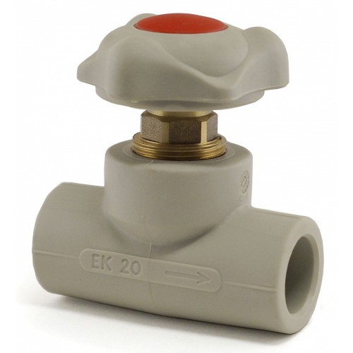 Клапан запорный PP-R внутренняя-наружная пайка 2,5 МПа VALFEX 25 мм ГОСТ 32415-2013 в Ростове-на-Дону