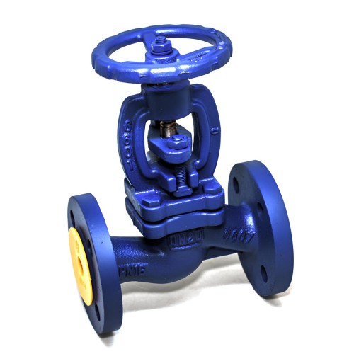 Клапан запорный сальниковый чугунный фланцевый 1,6 МПа 215A Zetkama 150х480 мм в Ростове-на-Дону