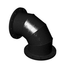 Колено (отвод) раструб-фланец УРФ ВЧШГ с ЦПП Ду-250