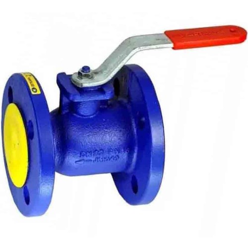 Кран шаровый чугунный фланцевый Ду-125 Ру-16 L=200мм полнопроходной Zetkama 565A в Ростове-на-Дону