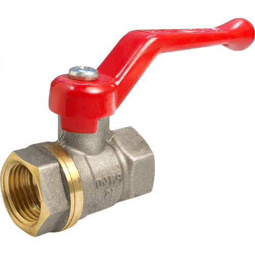Кран запорный латунный стандартнопроходной с ручкой-рычагом ВР (ВН) Ру 16 ПРАКТИК 120 ГАЛЛОП 15 мм 1/2" в Ростове-на-Дону