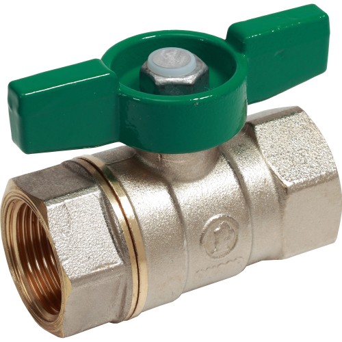 Кран запорный латунный стандартнопроходной с ручкой-бабочкой ВР (ВН) Ру 42 R251W Giacomini 10х47 мм 3/8" в Ростове-на-Дону