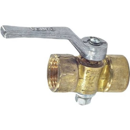 Кран латунный трехходовой стандартнопроходной для манометра без фланца с ручкой ВР (ВН) Ру 16 Icma 158 Icma 15 мм 1/2" в Ростове-на-Дону