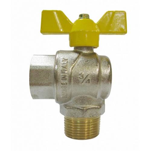 Кран запорный латунный полнопроходной с ручкой-бабочкой ВР-НР Ру 5 R780 Giacomini 15х50 мм 1/2" в Ростове-на-Дону