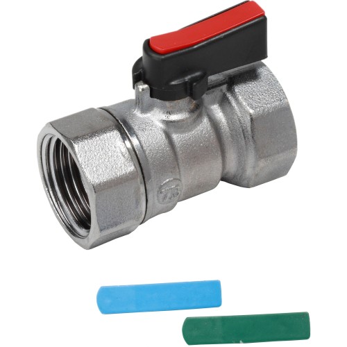 Кран запорный латунный стандартнопроходной с ручкой-флажком ВР (ВН) Ру 16 R690 Giacomini 15х46 мм 1/2" в Ростове-на-Дону