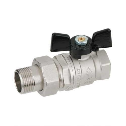 Кран запорный латунный полнопроходной с ручкой-бабочкой ВР (ВН) Ру 40 Pride LD 15 мм 1/2" в Ростове-на-Дону