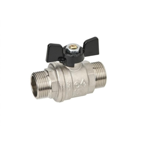 Кран запорный латунный полнопроходной с ручкой-рычагом НР Ру 40 Pride LD 15х66,5 мм 1/2" в Ростове-на-Дону