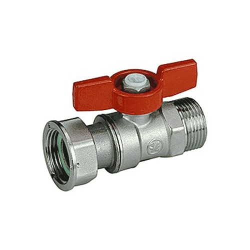 Кран запорный латунный стандартнопроходной с ручкой-бабочкой ВР-накидная гайка Ру 42 R251P Giacomini 15х68 мм 1/2" в Ростове-на-Дону