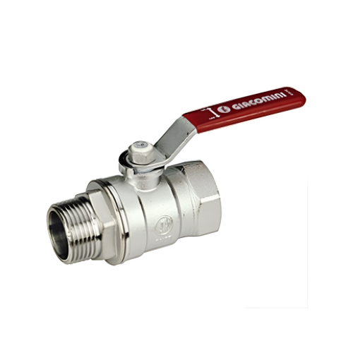 Кран запорный латунный полнопроходной с ручкой-рычагом ВР-НР Ру 42 R914L Giacomini 15х67 мм 1/2" в Ростове-на-Дону