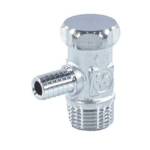 Кран шаровый латунный сливной стандартнопроходной НР-штуцер Ру 10 R65D Giacomini 8х80 мм 1/4" в Ростове-на-Дону