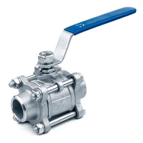 Кран запорный нержавеющий под приварку полнопроходной ручка-рычаг Ру 63 AISI 316 BV17 АДЛ 32 мм в Ростове-на-Дону