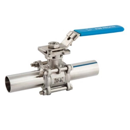 Кран шаровый нержавеющий под приварку стандартнопроходной Ру 40 AISI 316 BV61A ABRA 80х205 мм 3" в Ростове-на-Дону